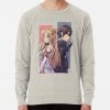 ssrcolightweight sweatshirtmensoatmeal heatherfrontsquare productx1000 bgf8f8f8 12 - Sword Art Online Shop